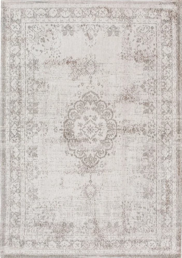 Vintage style modern beige rug