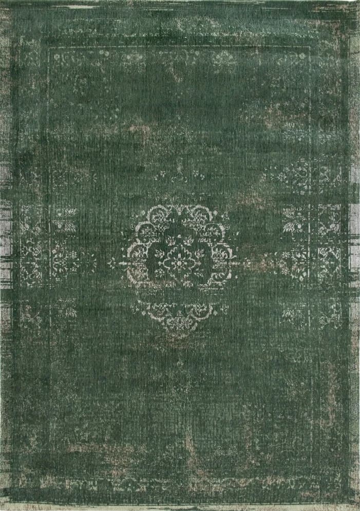 Vintage style modern green rug