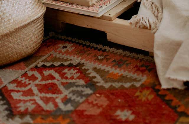 A representative kilim-sumak carpet
